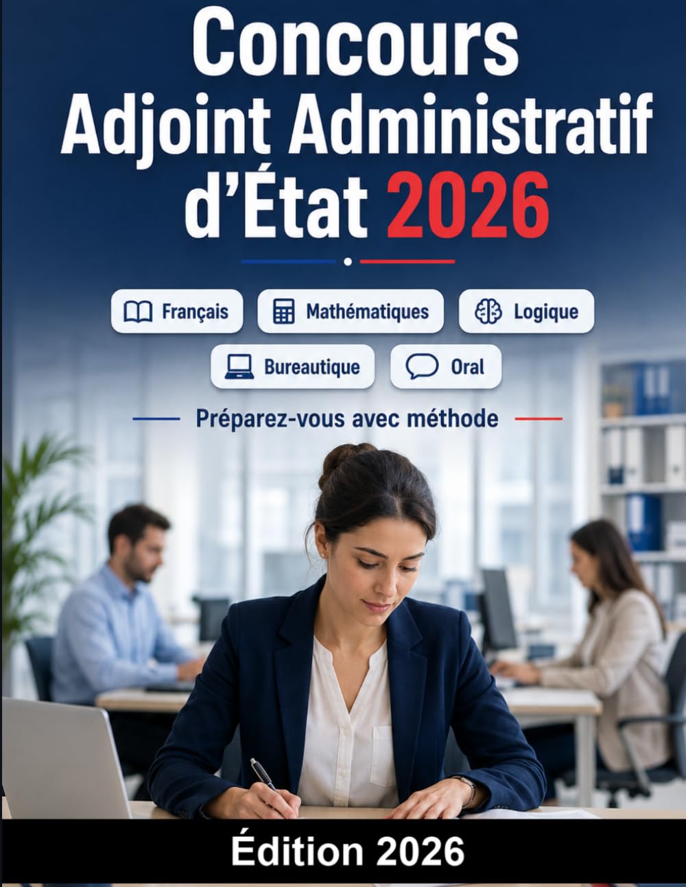 Concours Adjoint Administratif d'État 2026: Fonction Publique Catégorie C : préparation complète, français, mathématiques, logique, bureautique, mise en situation et entretien oral