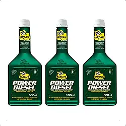 Kit 3 Aditivos De Combustível Motor a Diesel Power Diesel Limpa Bico