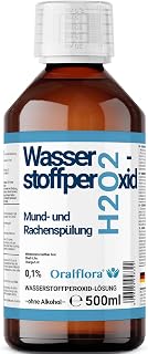 Mundspülung H2O2 Wasserstoffperoxid 0,1%, 500 ml