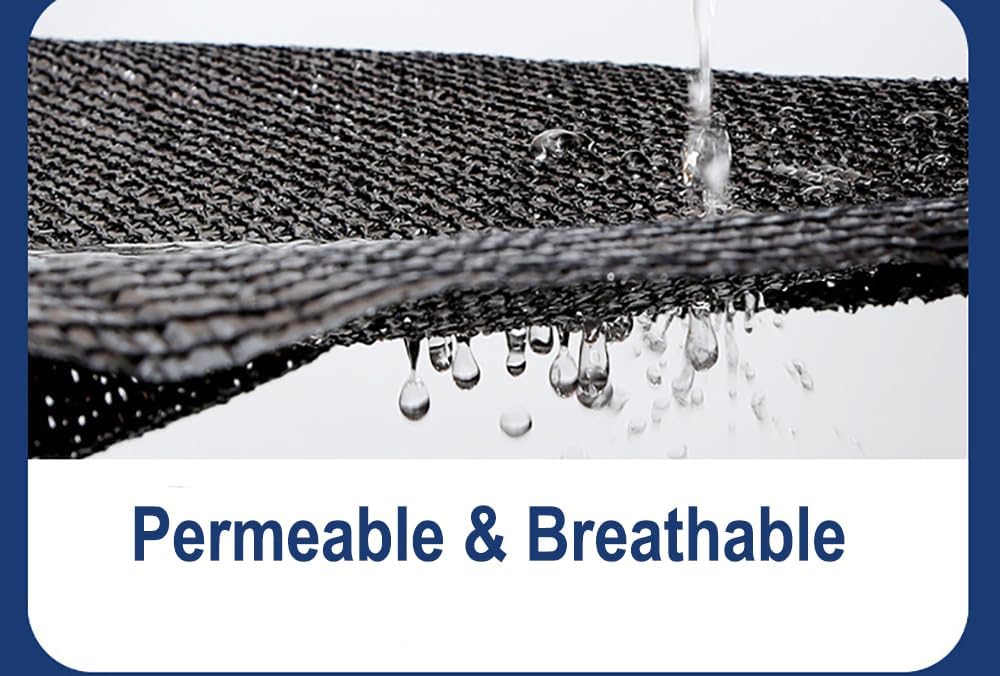 Outdoor Shade Cloth 90% Sunblock Shade Mesh Tarp with Grommets for Garden Greenhouse Pergola Patio Plants Chicken Coop Porch Dog Kennel Cover 10 x 20