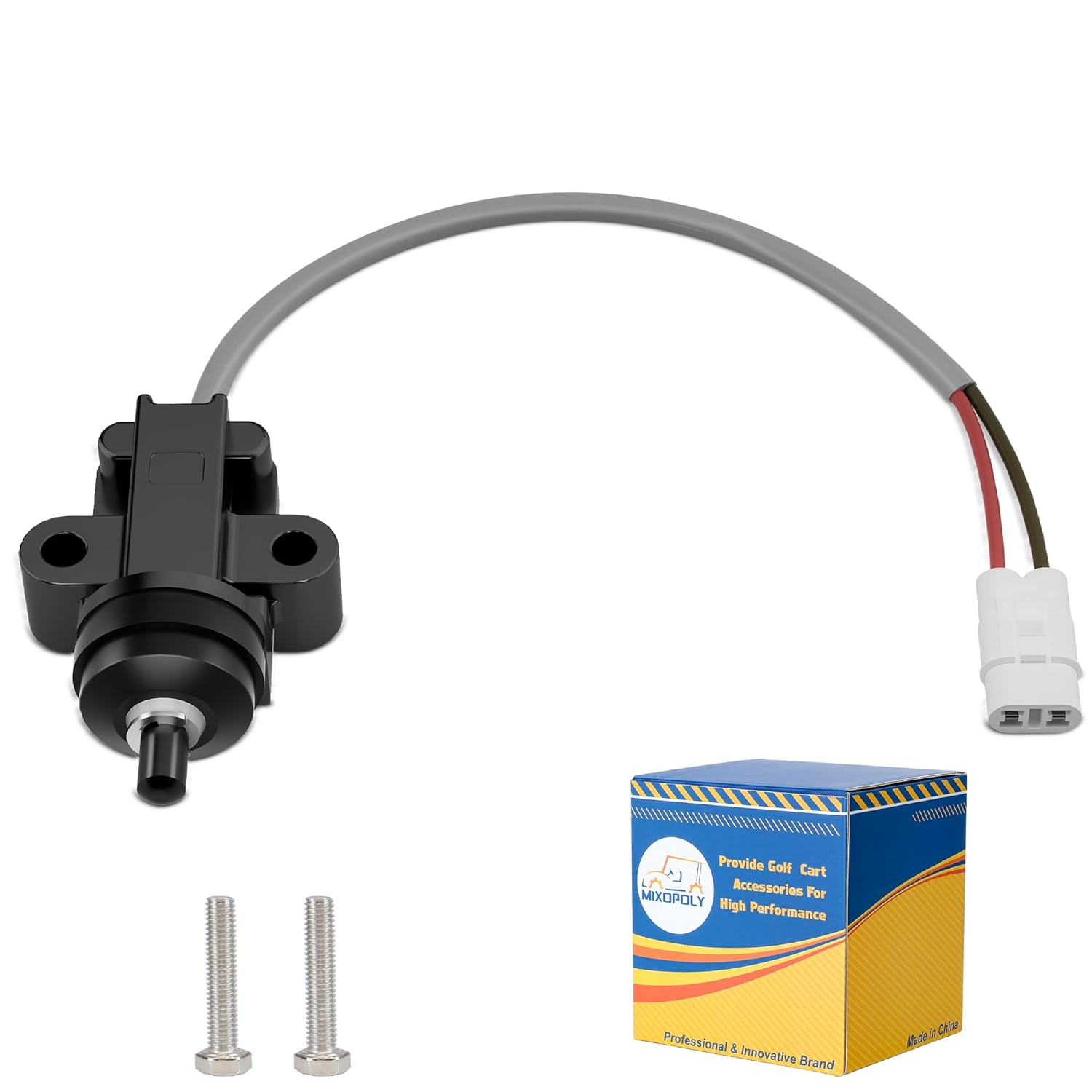Stop Switch for Yamaha G14 G16 G19 G20 G21 G22 G29 Drive Gas and Electric Golf Cart, Replace OEM JF7-82817-20, JF7-82817-20-00