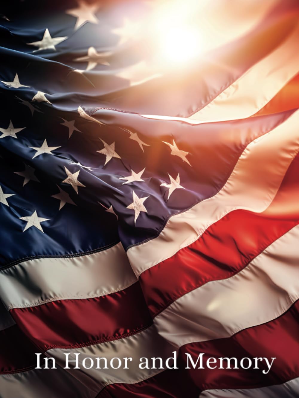 In Honor and Memory: Military Funeral Guest Book