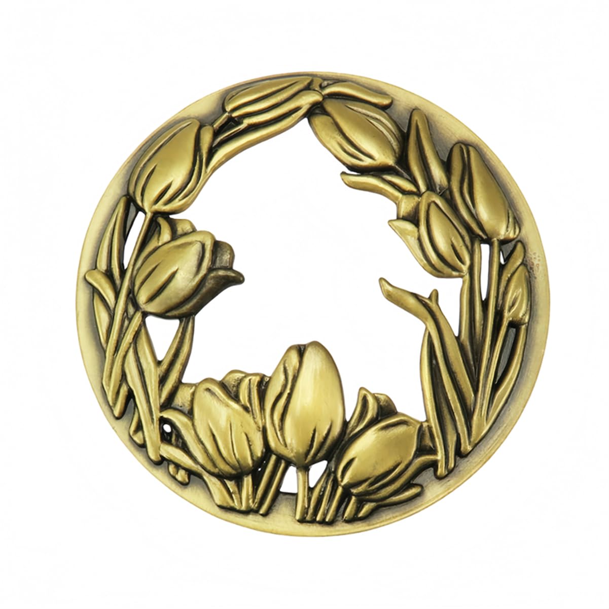 Bougies parfumées en pot tulipe bronze pour décoration maison
