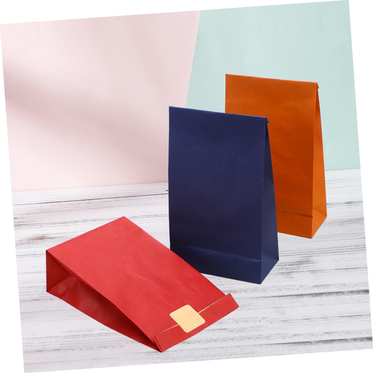 Healeved 120stücke Kraftpapiertüten Ohne Henkel Papiertüten Für Geschenke Einkaufstüten Aus Strapazierfähigem Material Flacher Boden Für Stabilität Vielseitig Einsetzbar Als Verkaufstüten o