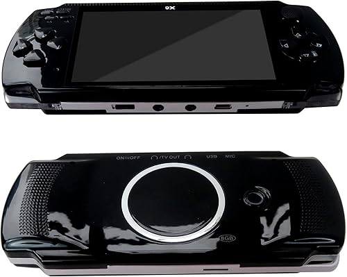 Miniatura 2 de Consola de juegos portátil retro de 4.3 pulgadas, 8 GB, videojuego portátil integrado con 10000 juegos y soporte para transmisión de alta velocidad