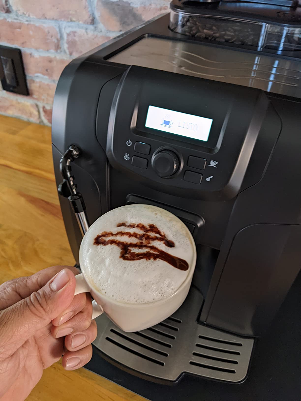 10/mo Finance MEROL Super Automatic Espresso Coffee Machine, 19 Bar