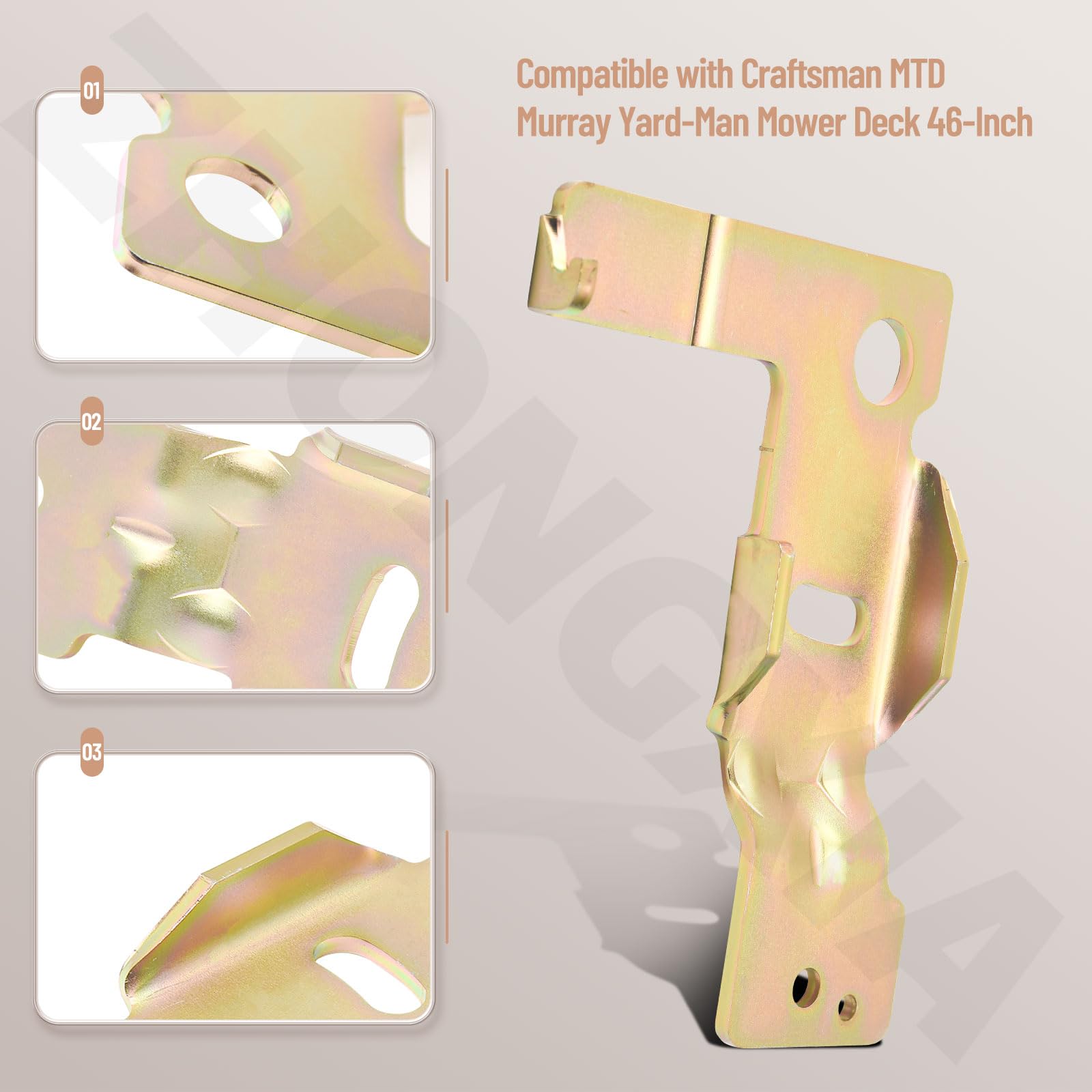 783-07234 - Rueda tensora de 46 pies a la izquierda compatible con Crafstman MTD 247.288852 247.288861 13AO785T058