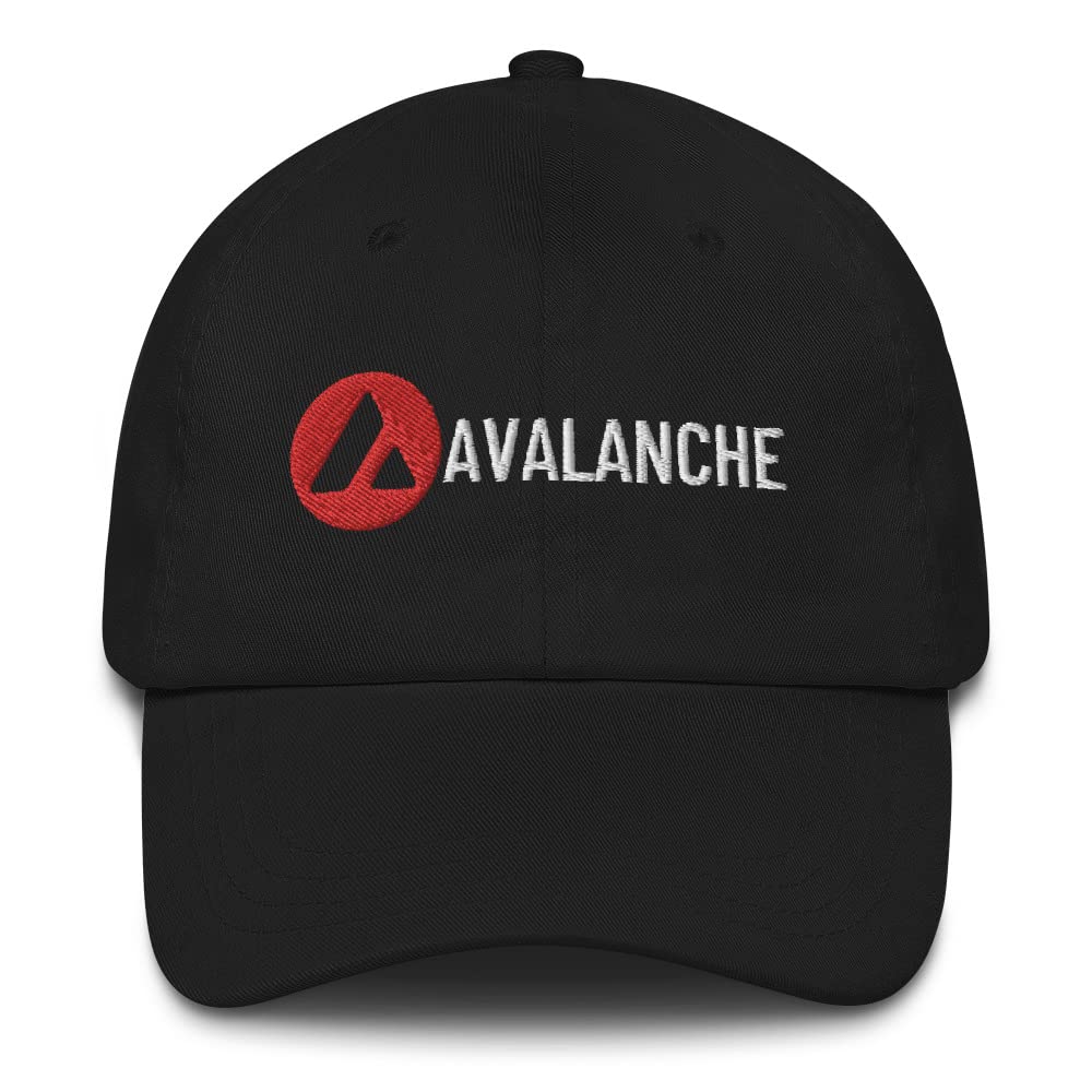 Avalanche AVAX Crypto Cryptocurrency Embroidered Hat
