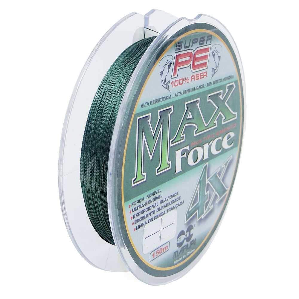 Linha Multifilamento Max Force 4X Maruri cinza 0,20mm 30lb 150