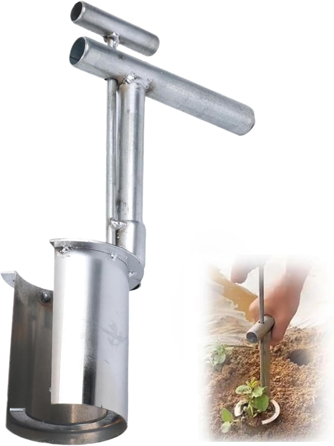 Auger Drill Bit For Planting 12 X 31.5 Inches Garden Ground Earth Spiral Drill Bits For 3/4 In