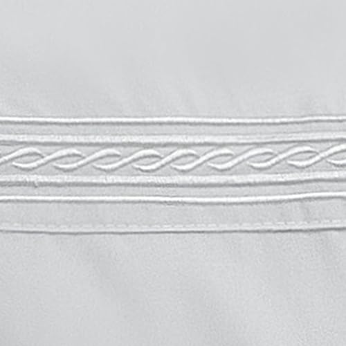 Miniatura 1 de Chanasya Juego de sábanas de 4 piezas de microfibra suave de alta calidad, sábana encimera y fundas de almohada, bolsillo profundo, resistente a las