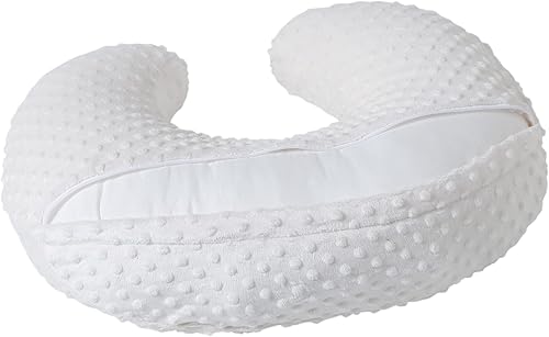 Miniatura 4 de Almohada de lactancia y posicionador corporal con funda de Minky de primera calidad para lactancia materna para bebés niños y niñas, almohada de