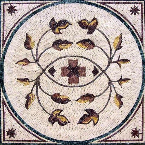 Amazon 花柄石大理石モザイクアートタイル床壁decortive On Sale タイル