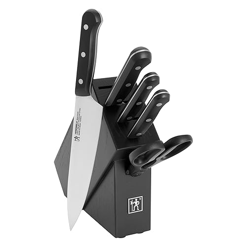 Miniatura 10 de HENCKELS Solution - Juego de cuchillos súper afilados de 7 piezas, cuchillo de chef, cuchillo de pan, ingeniería alemana respaldada por más de 100