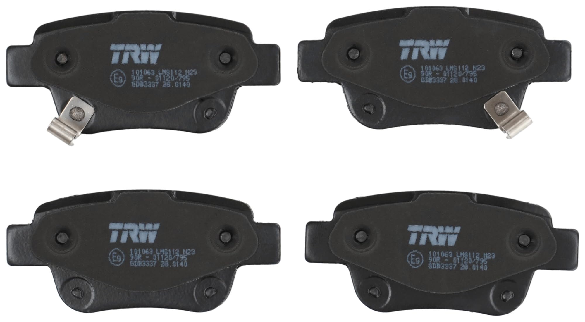 2x ✅Fits TRW GDB3337 Brake Pad Set, disc brake GDB3337 As part of ZF ⭐UK Seller⭐