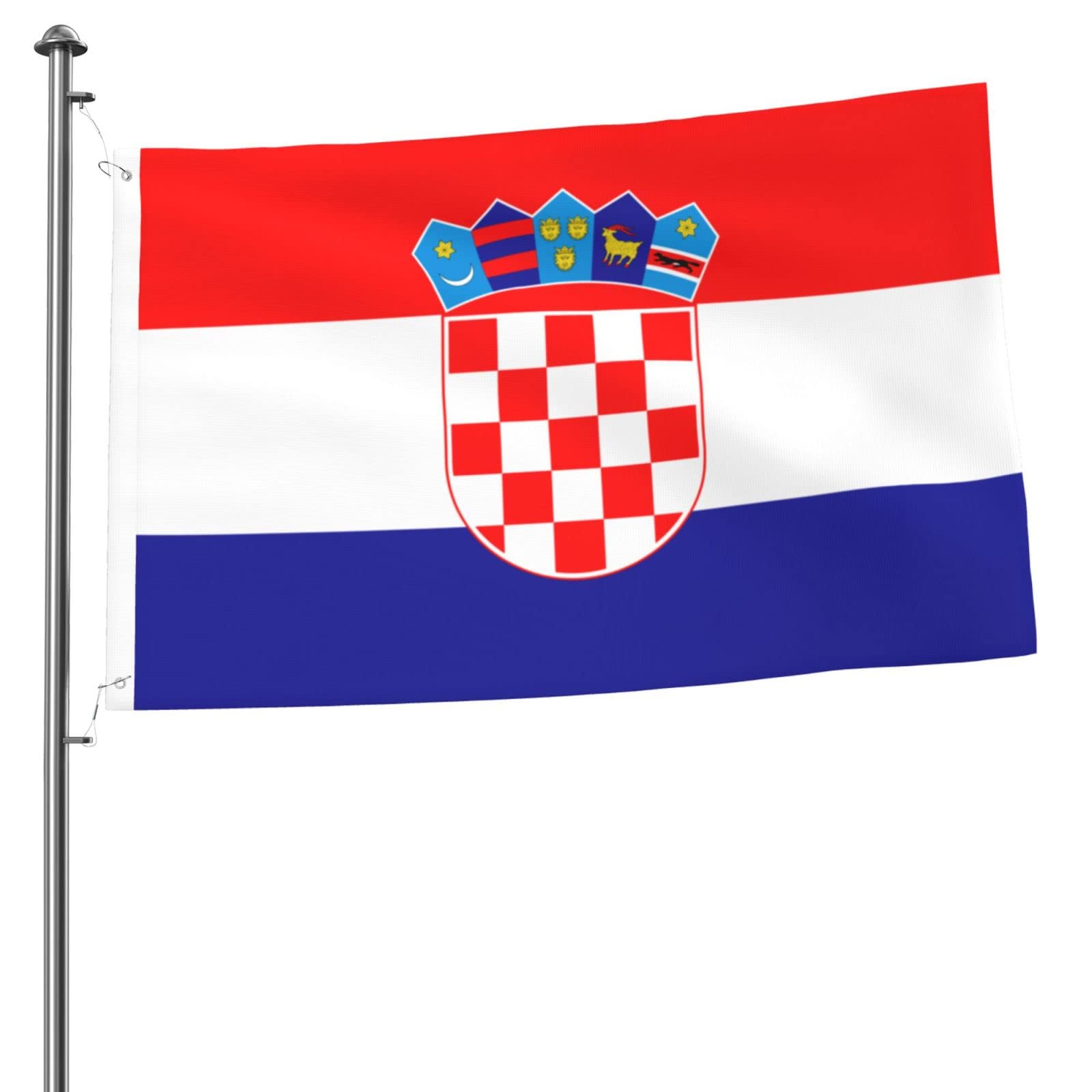 Croatia Flag Welcome Garden Flag Double-Sided 2x3 Outdoor Flags, for Yard Patio Lawn Room Outside
