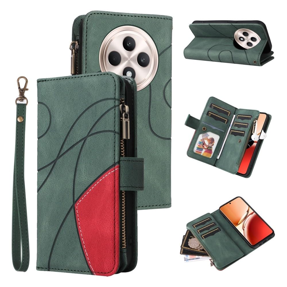 Coque Xiaomi Redmi Note 15 Pro 5G en cuir avec double zip - 8
