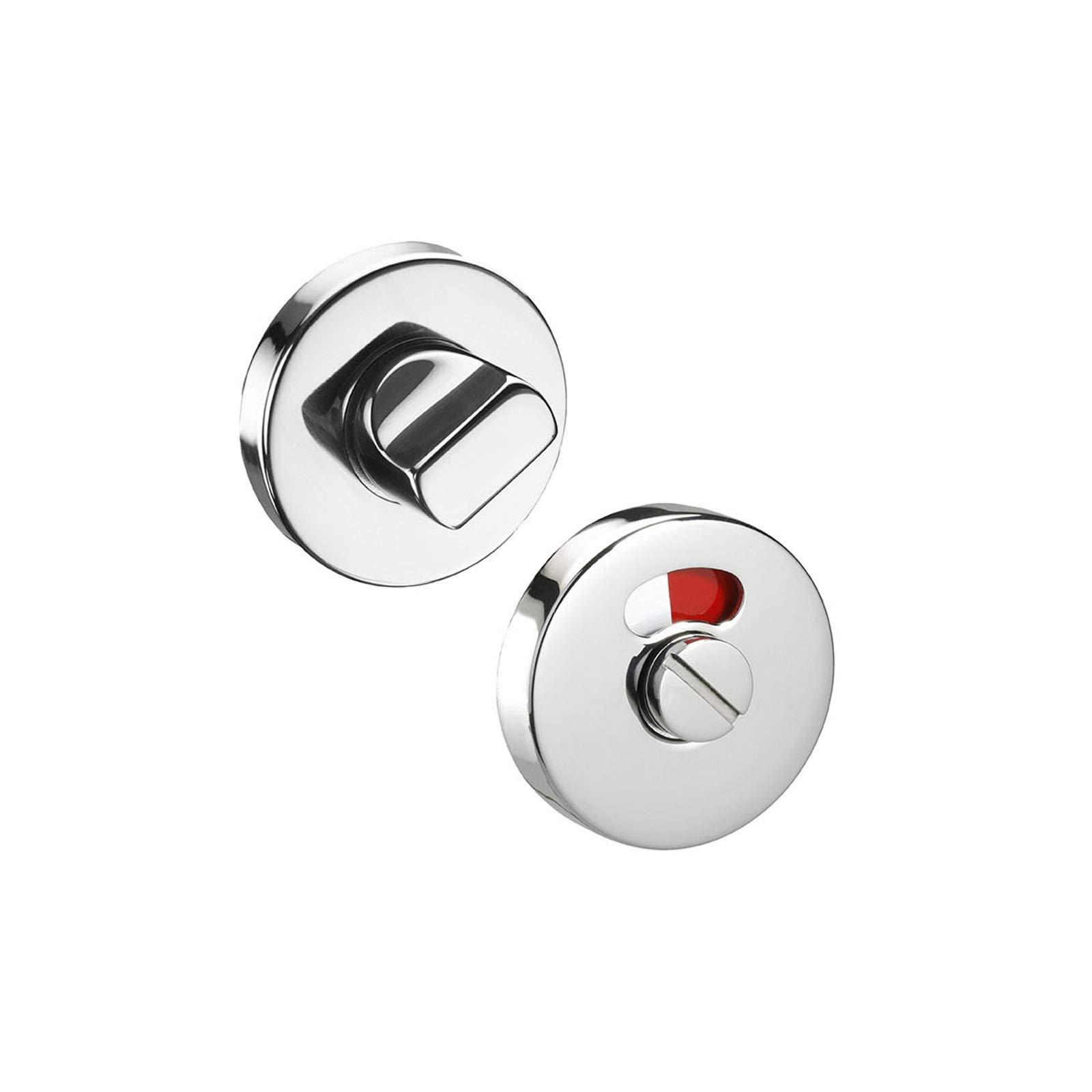 Toilet Cubicle Locks Snib & Release Indicator 10mm - Polished Stainless Steel