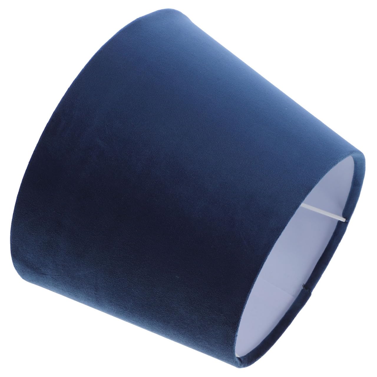 iplusmile Blue Cloth Lamp Shade for E27 Desk Lamps with 4.2cm Fitting, Decorative Effect and Softens Lights, Suitable for Hotel and Dining Room, Simple and Elegant Design