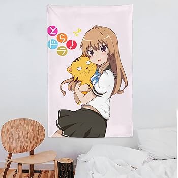 Amazon.co.jp: タペストリー 可愛い キャラクター柄 とらドラ 逢坂大河
