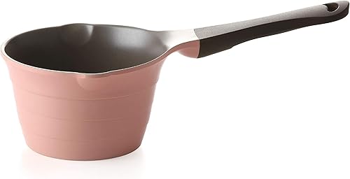 Neoflam Cacerola de 1 cuarto de galón, calentador de mantequilla para hervir, olla de fusión, revestimiento antiadherente de cerámica saludable
