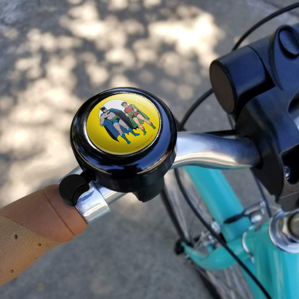 GRAPHICS & MORE Batman and Robin Bicycle Handlebar Bike Bell