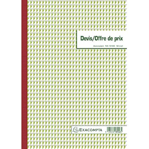 EXACOMPTA Manifold "Devis Offre de prix", 297 x 210 mm VE = 1 Cover
