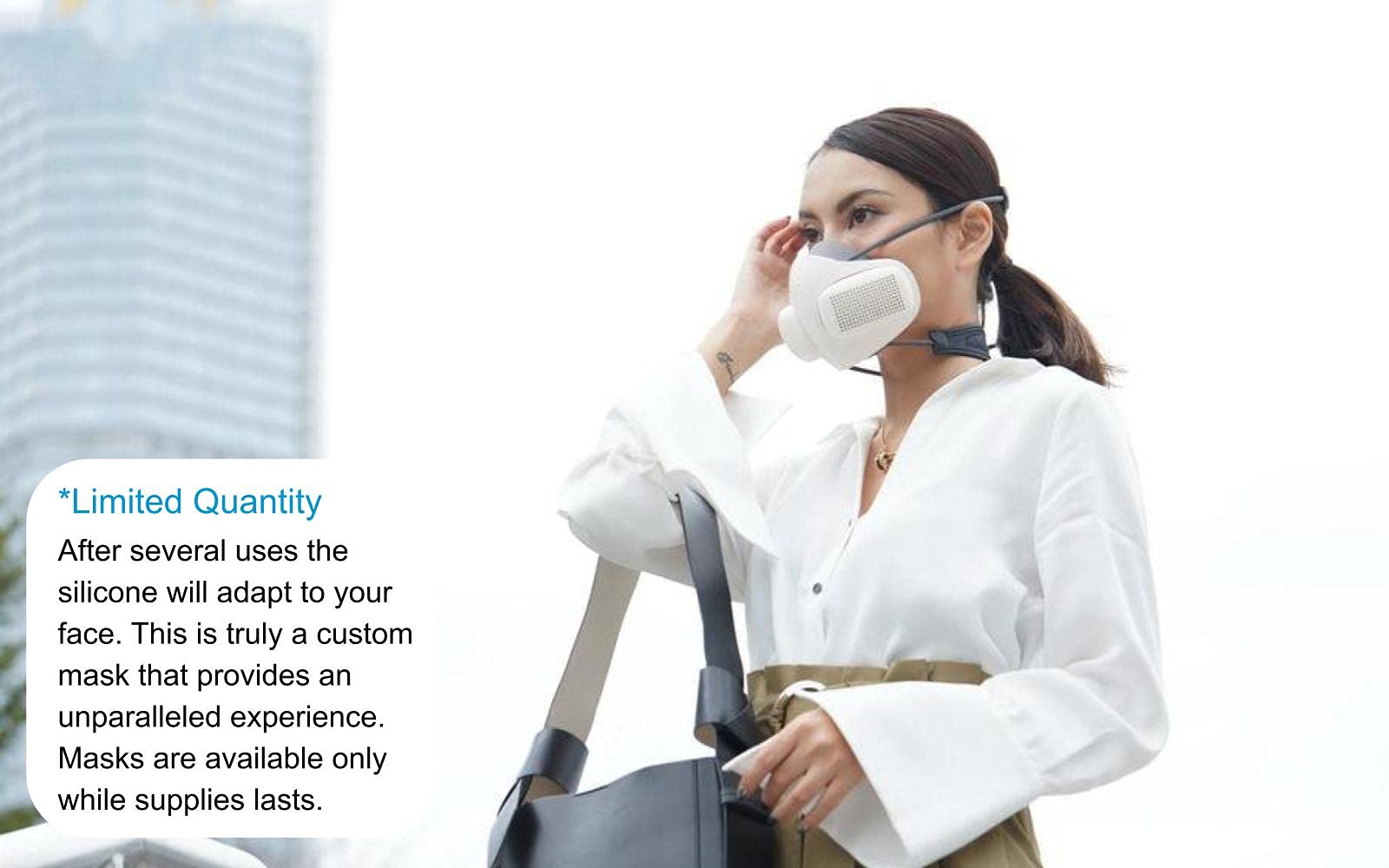 ATMOBLUE Electric Mask OnDemand Fresh Air Smart Face Mask with