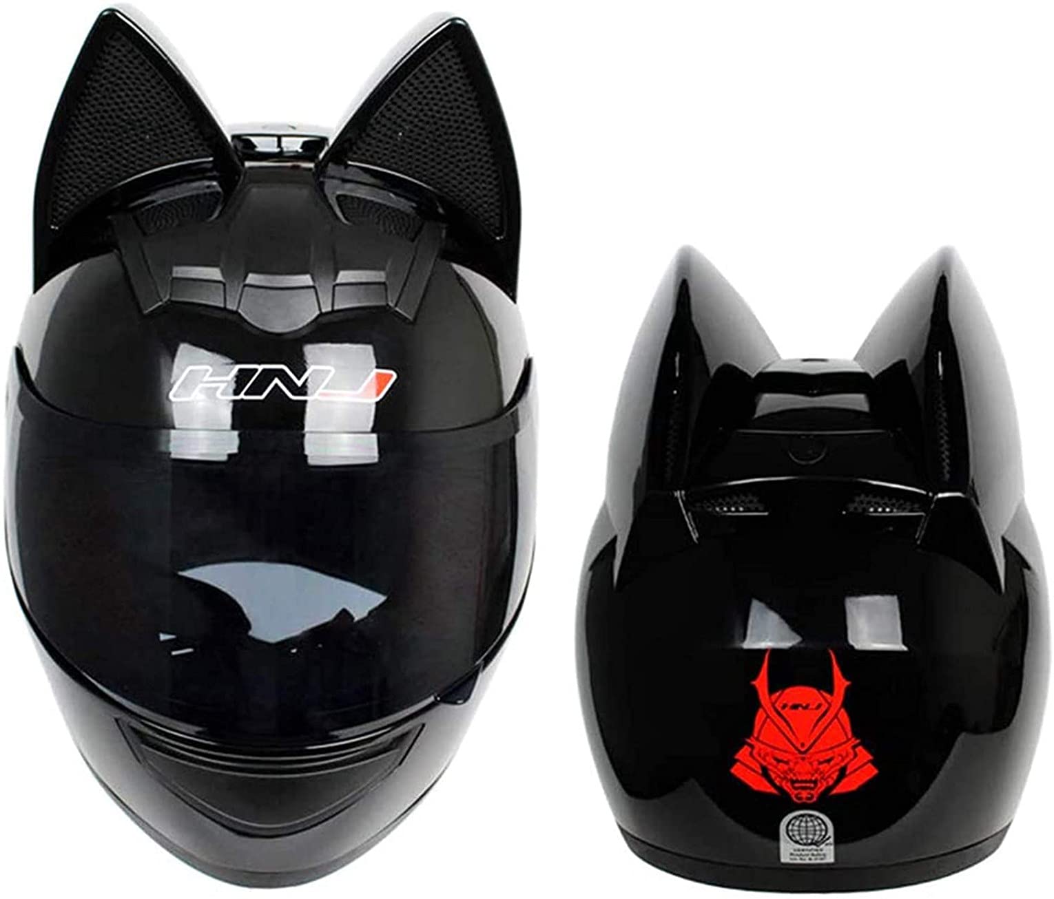 RUMOCOVO® Casque de Moto Intégral, Détachable Respirant Anti-buée pour