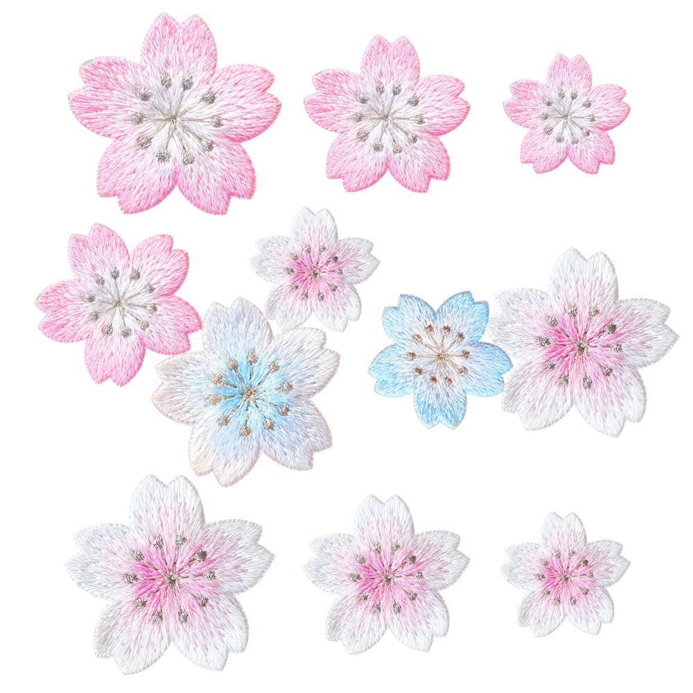 Amazon.co.jp: sempiterno 桜刺繍 アップリケ アイロンワッペン サクラ