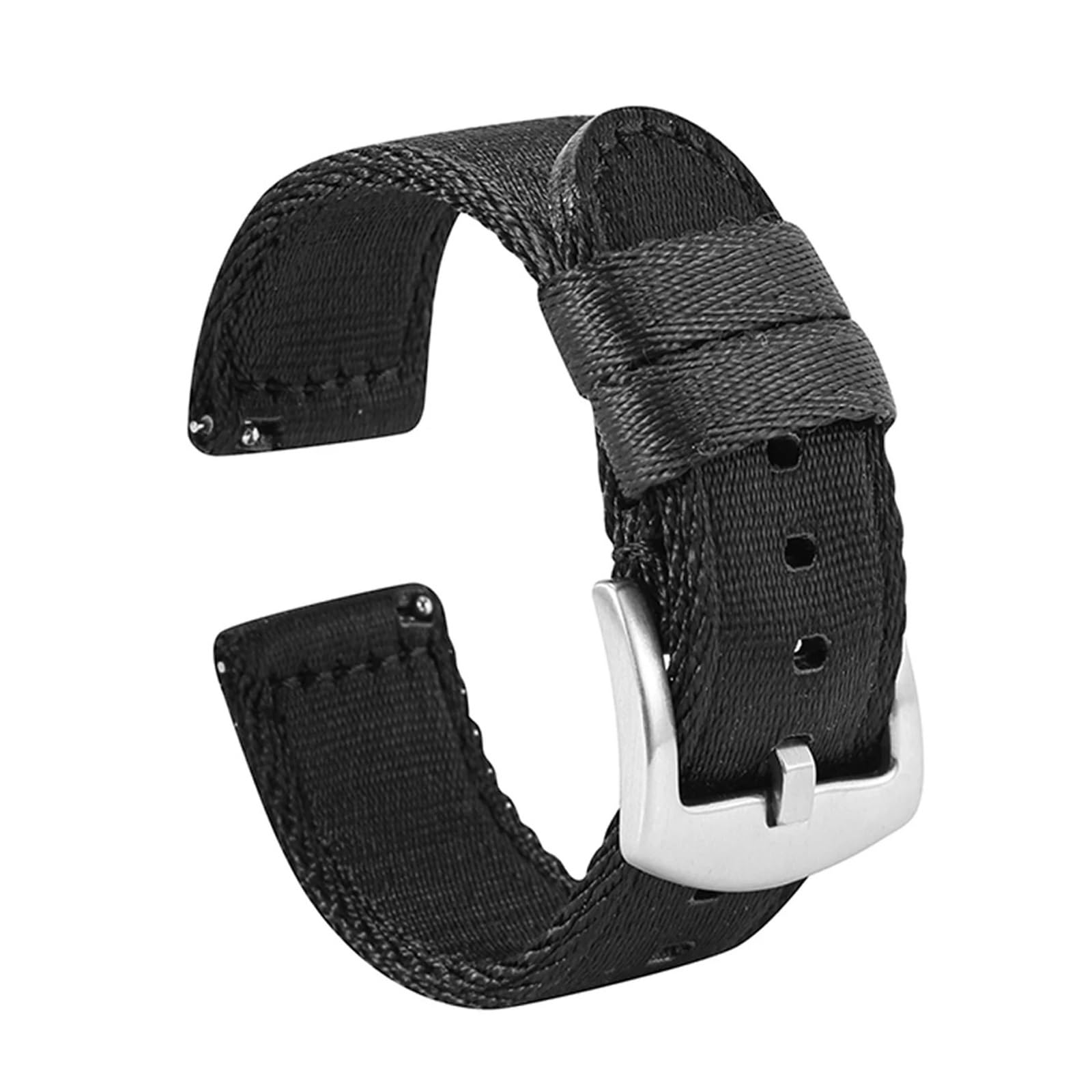 Uhrenarmband， Nylon-Uhrenarmband aus gewebtem Nylon, Sicherheitsgurt, Armband mit Schnellverschluss,