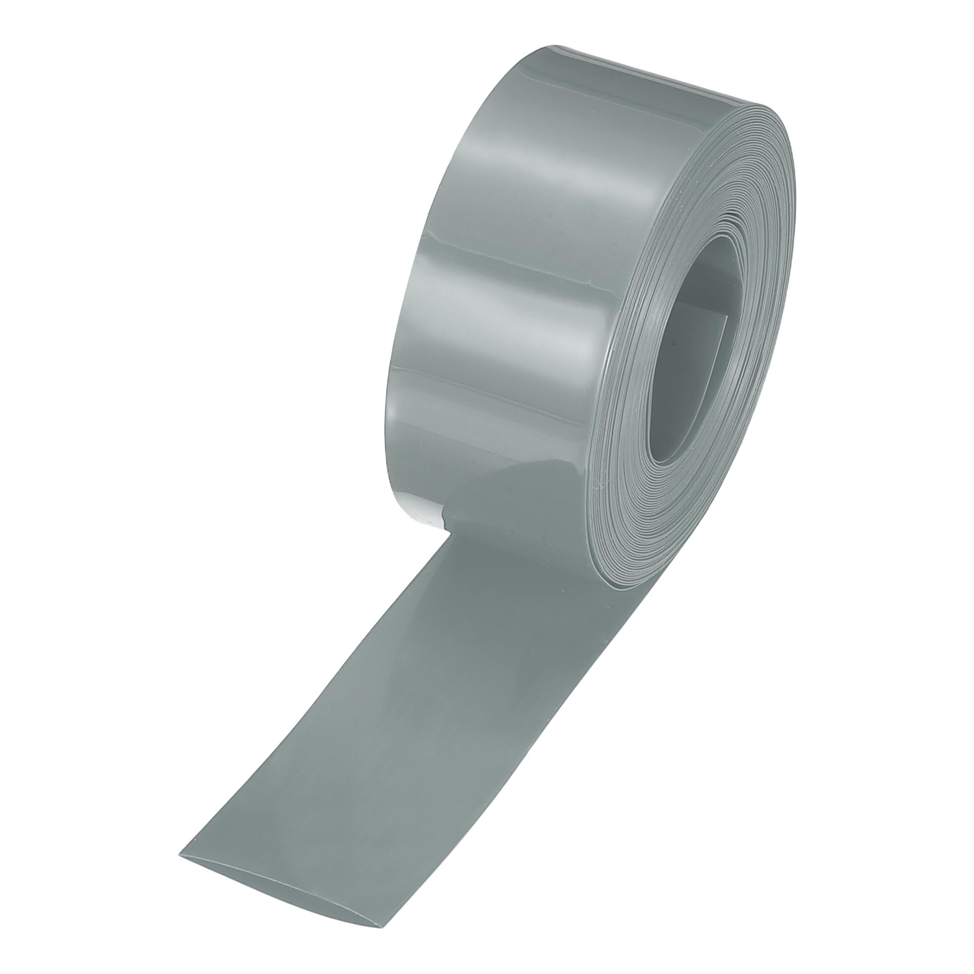 MECCANIXITY Battery Wrap PVC Heat Shrink Tubing 14mm Dia 23mm Flat 6m Silver Gray Good Insulation for Battery Pack