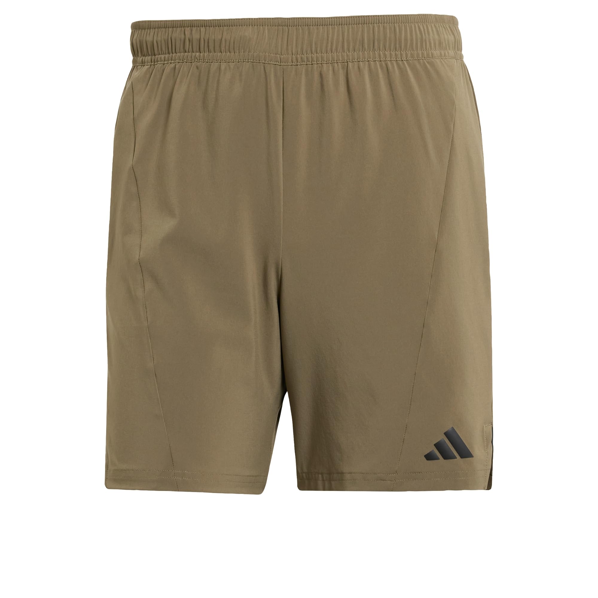 adidas Męskie spodenki treningowe przeznaczone do treningu, oliwkowa Strata, L 18 cm