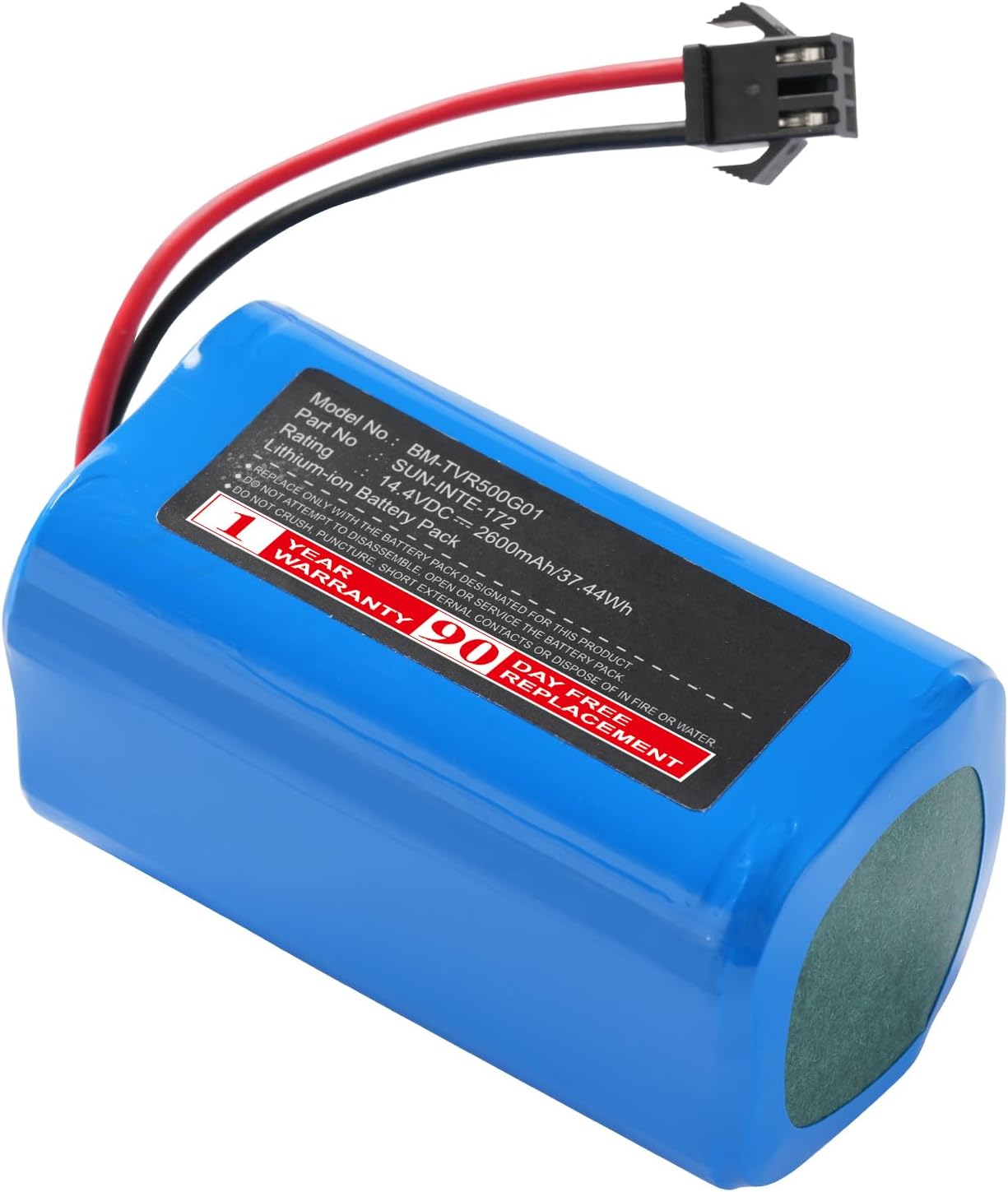 OKP Life K2 Battery Replacement for Denkee 600 DK600 MAX Robot Vacuum Cleaner, X500 X500 Pro, SmartClean 2000, Coredy R500, Amarey A900, Goovi D382 F007C, H18650CH-4S1P