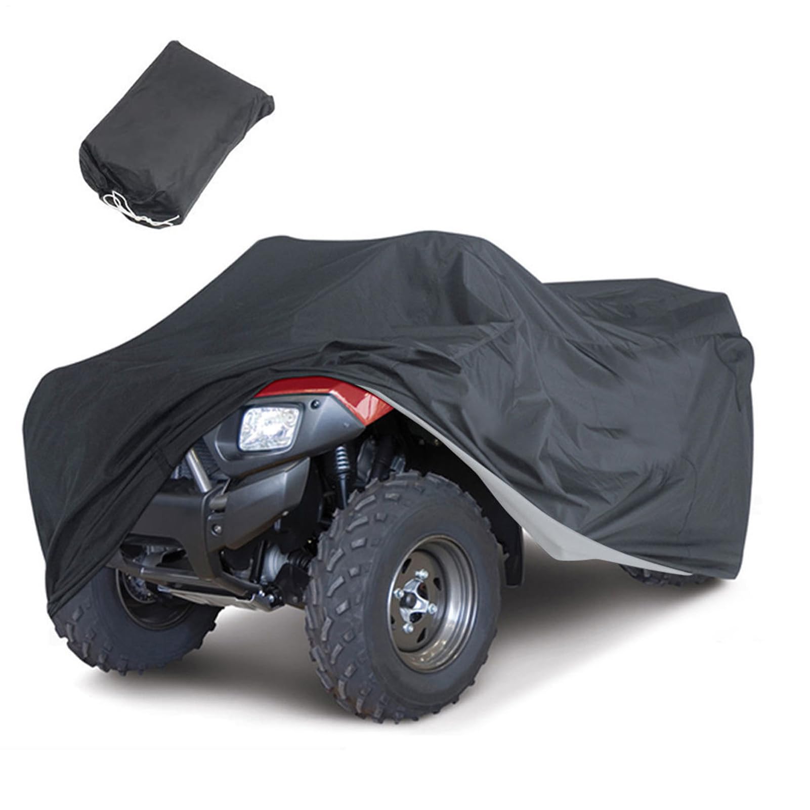Copertura Impermeabile Per ATV, Telo Copri Quad ATV Antivento Protezione UV, Telo Copertura Per Moto Quad Con Strisce Riflettenti, Protezione Per Tutte Le Condizioni Atmosferiche