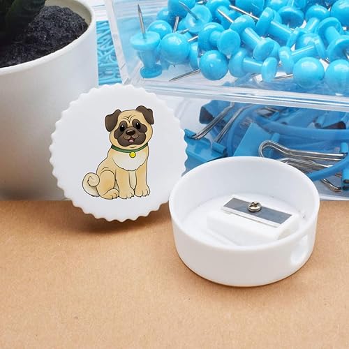 Miniatura 4 de azeeda 'perro carlino' compacto sacapuntas (ps00016621)