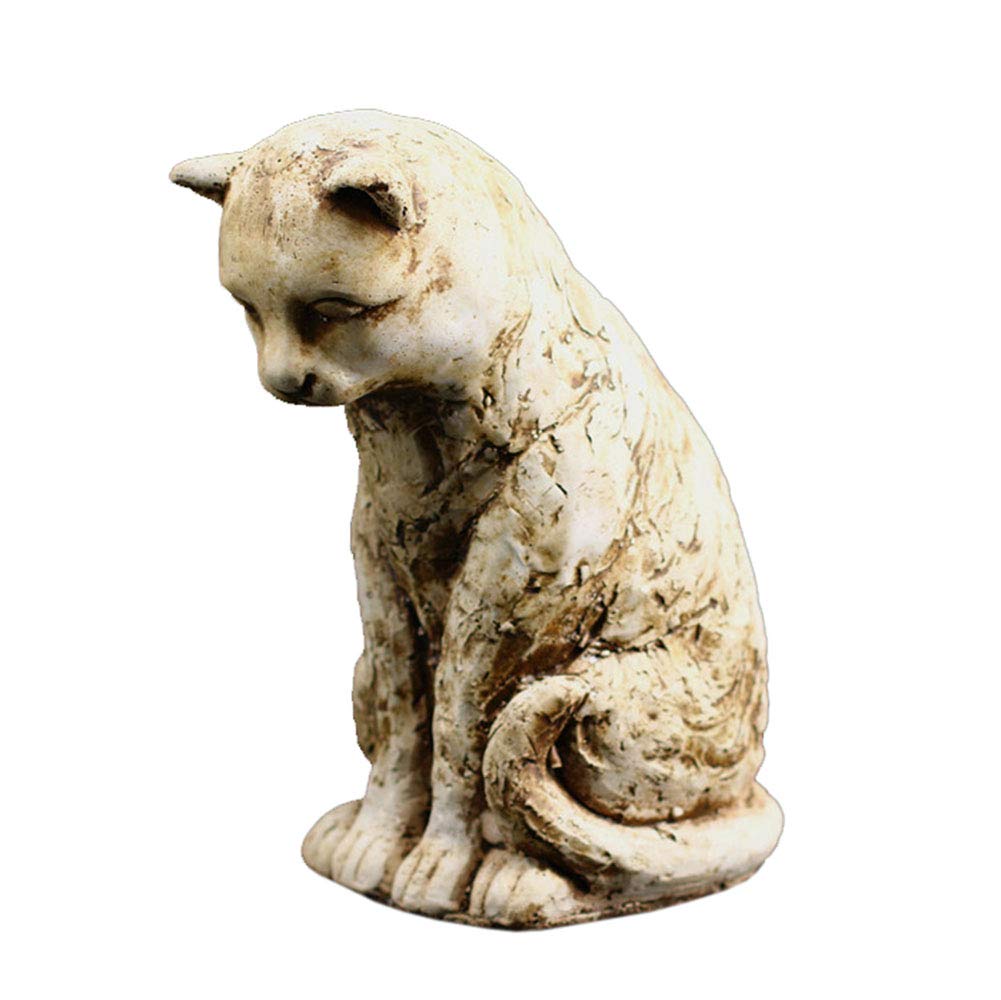 Statue de Chat ornement de sculpture rétro pour décoration de maison