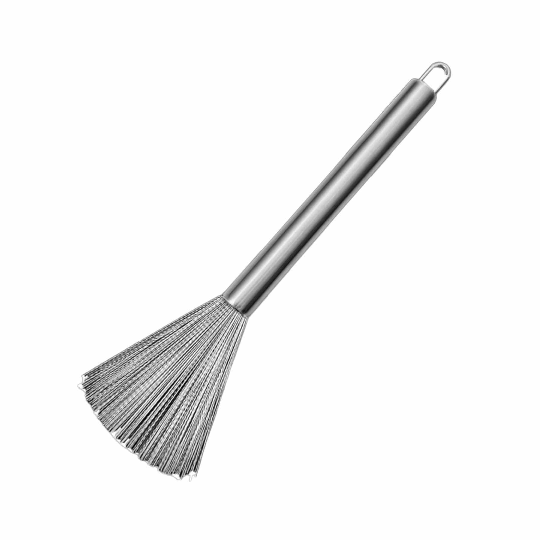 ORBY Pan Scrubber | Multipurpose Kitchen Brush, Pot Scrubber, Dish Scrub Brush, Steel Wool Scrubber with Handle | Cleaning Dishes, Sinks, and Counters - Stainless Steel Scrubbers (B0D8VWGVS5) Amazon Price History, Amazon Price Tracker