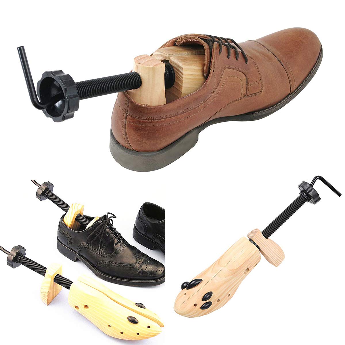 Élargisseur De Chaussures Réglable - Pour Homme Et Femme - 2 Positions (longueur/largeur) - Taille S/M/L Selon Pointure EU