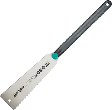 wolfcraft Japanese Saw, 240 mm 6951000 for Sawing Wood and Plastic with Ease Ideal for baseboards