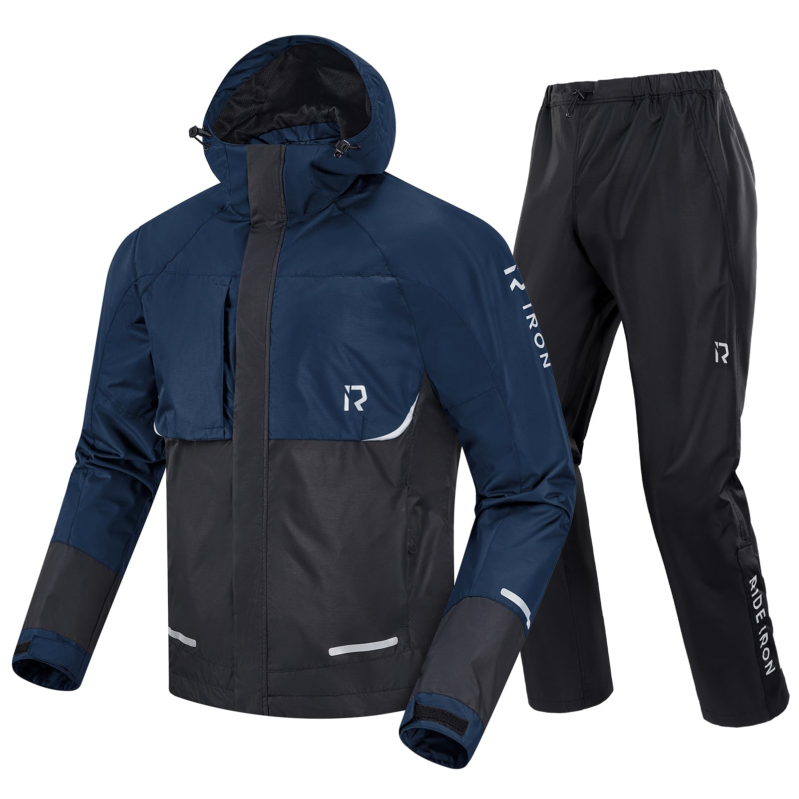 alpinestars バイク雨具 上下セット 赤黒　レインウェア 未使用品 レインコート ブルー ELサイズ バイク 自転車 メンズ レディース