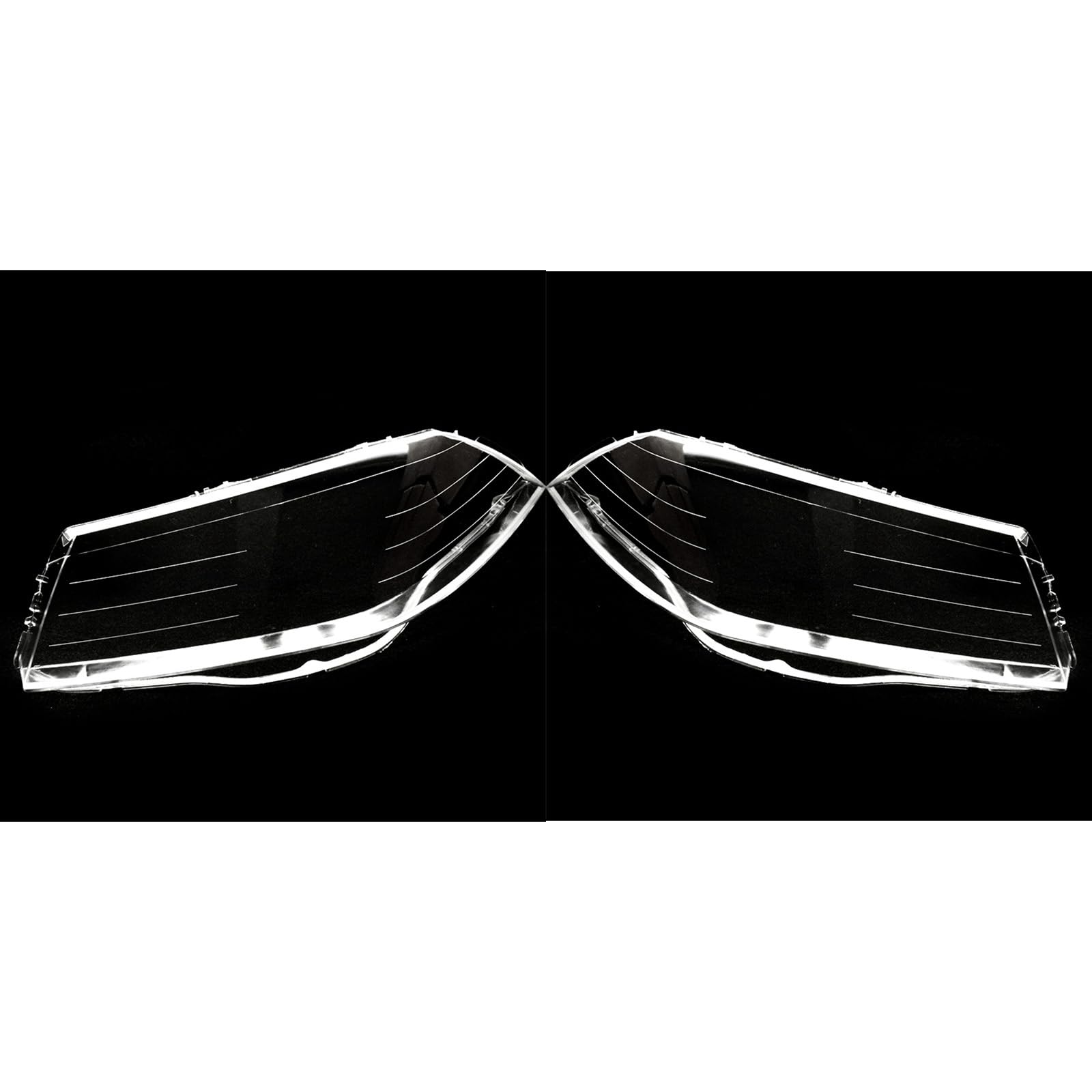 Car Transparent Headlight Lens Cover for Renault Megane 2006-2007, Scratch Resistant Headlight Lens,A Pair