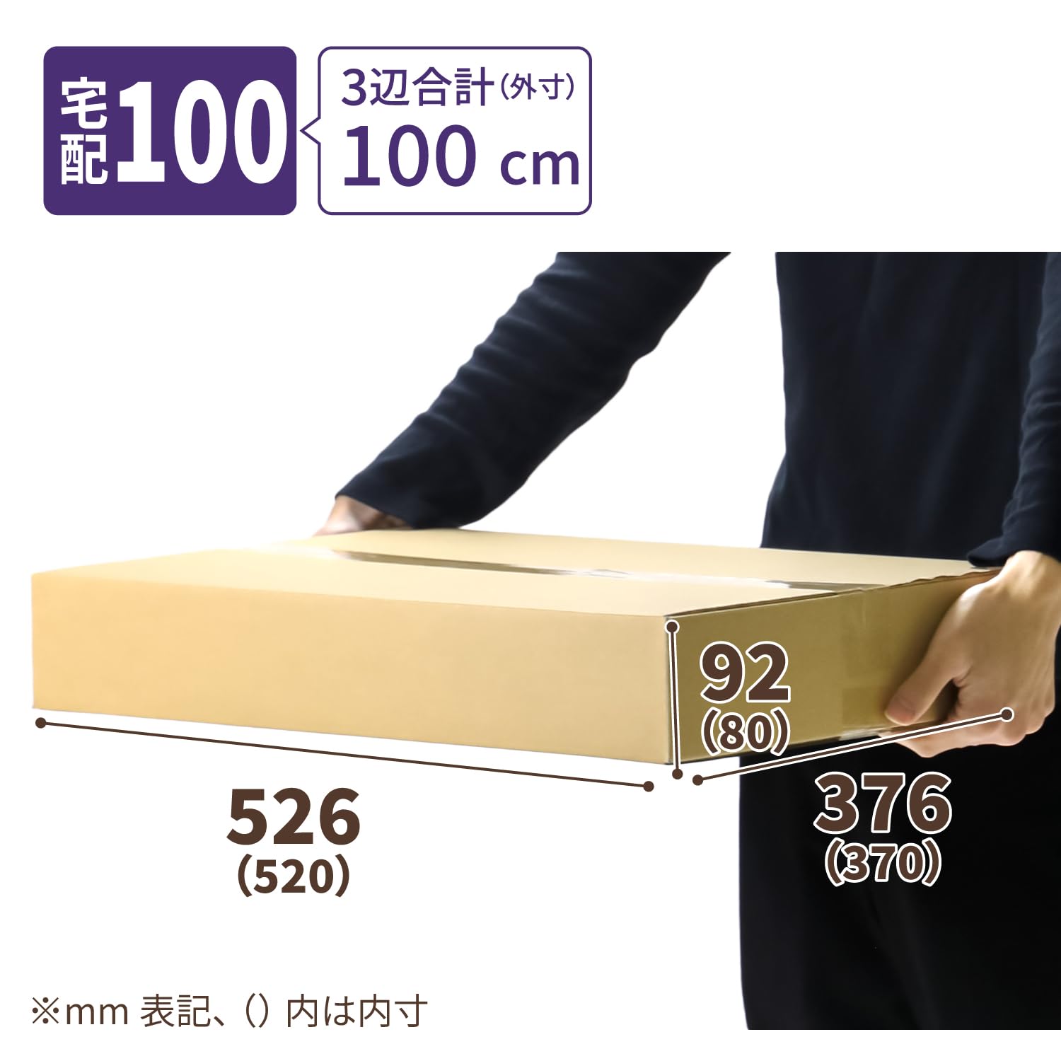 Amazon.co.jp: アースダンボール 段ボール 100サイズ B3 浅型 10