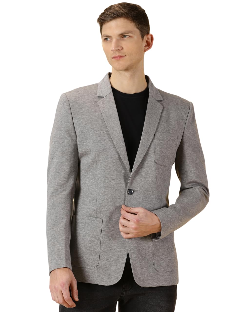 thomas scott Men Slim Fit Single Breasted Blazer-picture-38