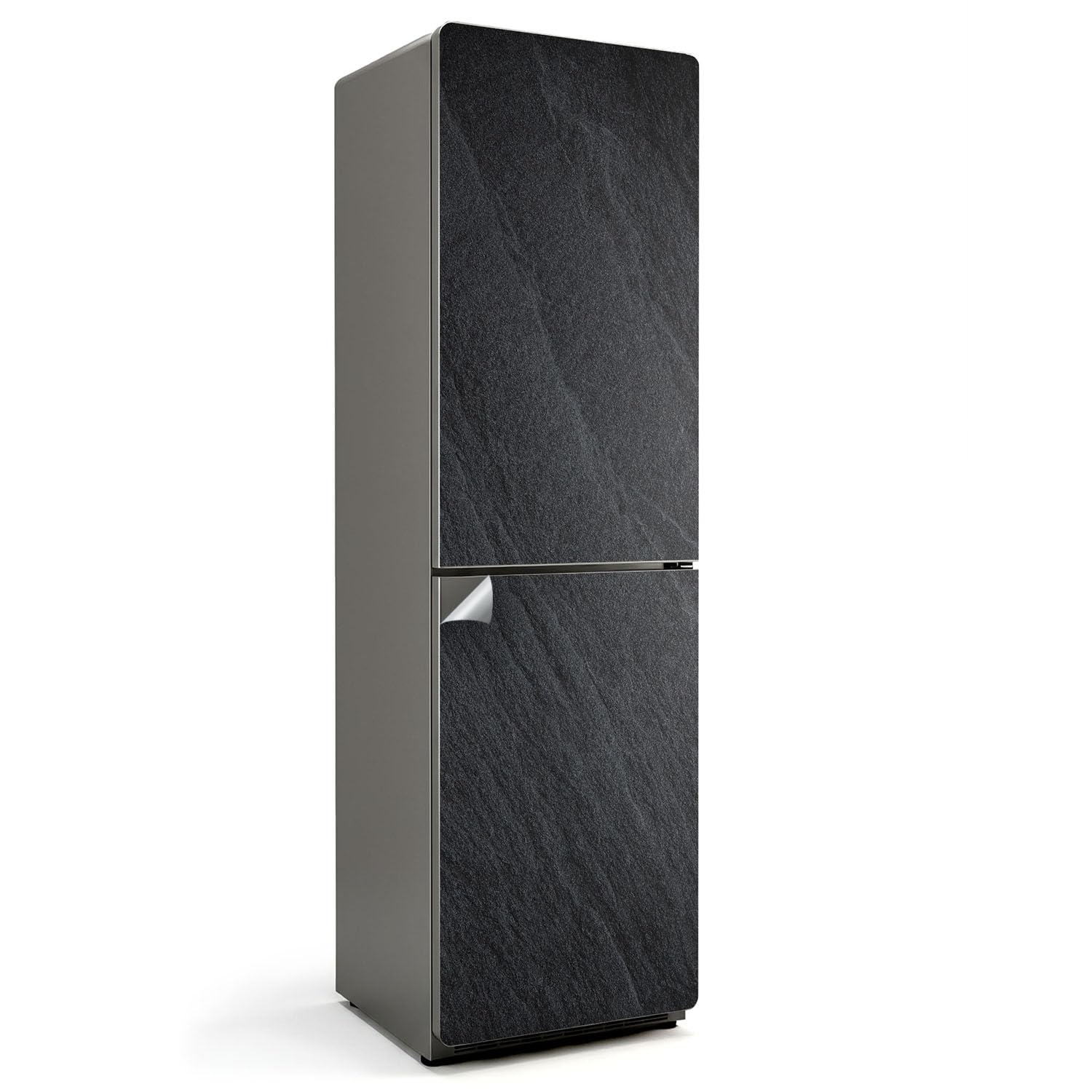 Adhesivo decorativo de nevera 60x205 cm lavable y resistente diseño piedra