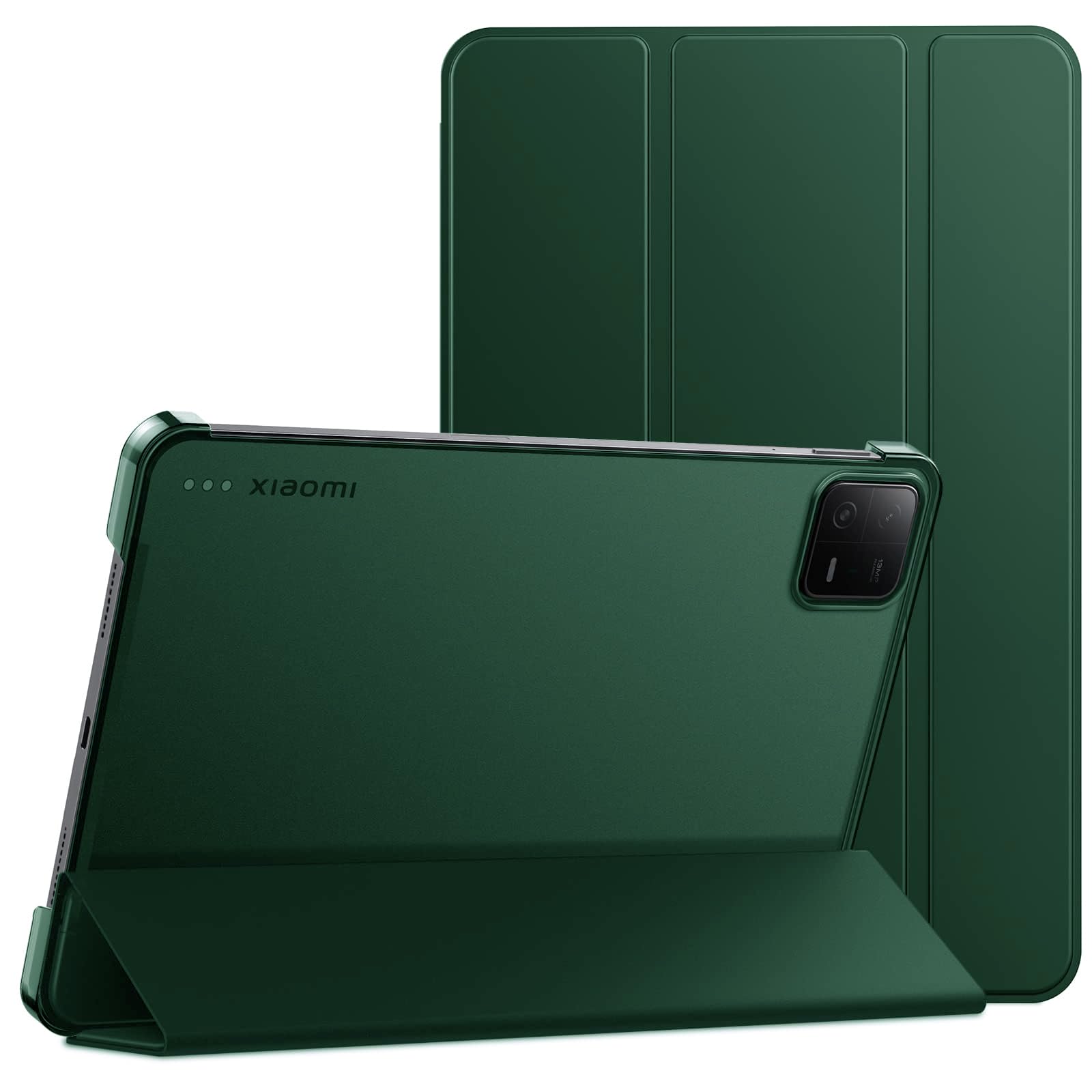 MOCA Tri Fold Case for Xiaomi Pad 6 11 inch, Thin Hard Shell Protective Smart Cover for Xiaomi Pad 6/Pad 6 Pro 11" 2023 Case with Auto Wake/Sleep Function (Dark Green) (B0CFVFWYL3) Amazon Price History, Amazon Price Tracker