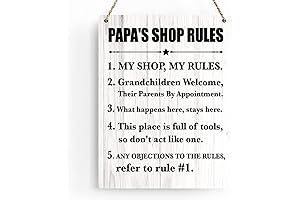 Papa's Garden Sign - Wooden Hanging Decor for Your Beloved Grandpa or Father