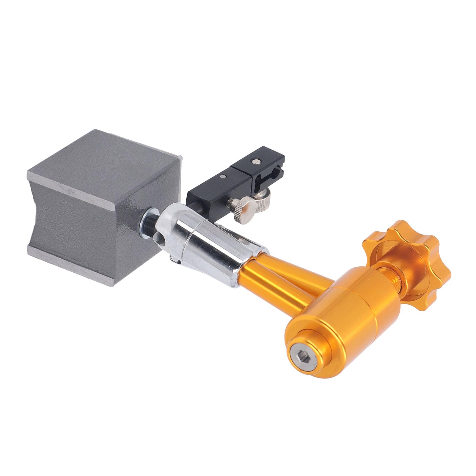 Ausla Magnetyczny Uchwyt Czujnika Zegarowego, Magnetyczna Podstawa Czujnika Zegarowego z Elastycznym Ramieniem, Siła Ssania 60 Kg, Regulowany Stojak do Kalibracji Sprzętu Pomiarowego Maszyn