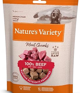 Nature's Variety - Freezed Dried – gefriergetrocknete Rinderfleischwürfel ohne Knochen für Hunde – 50 g product image