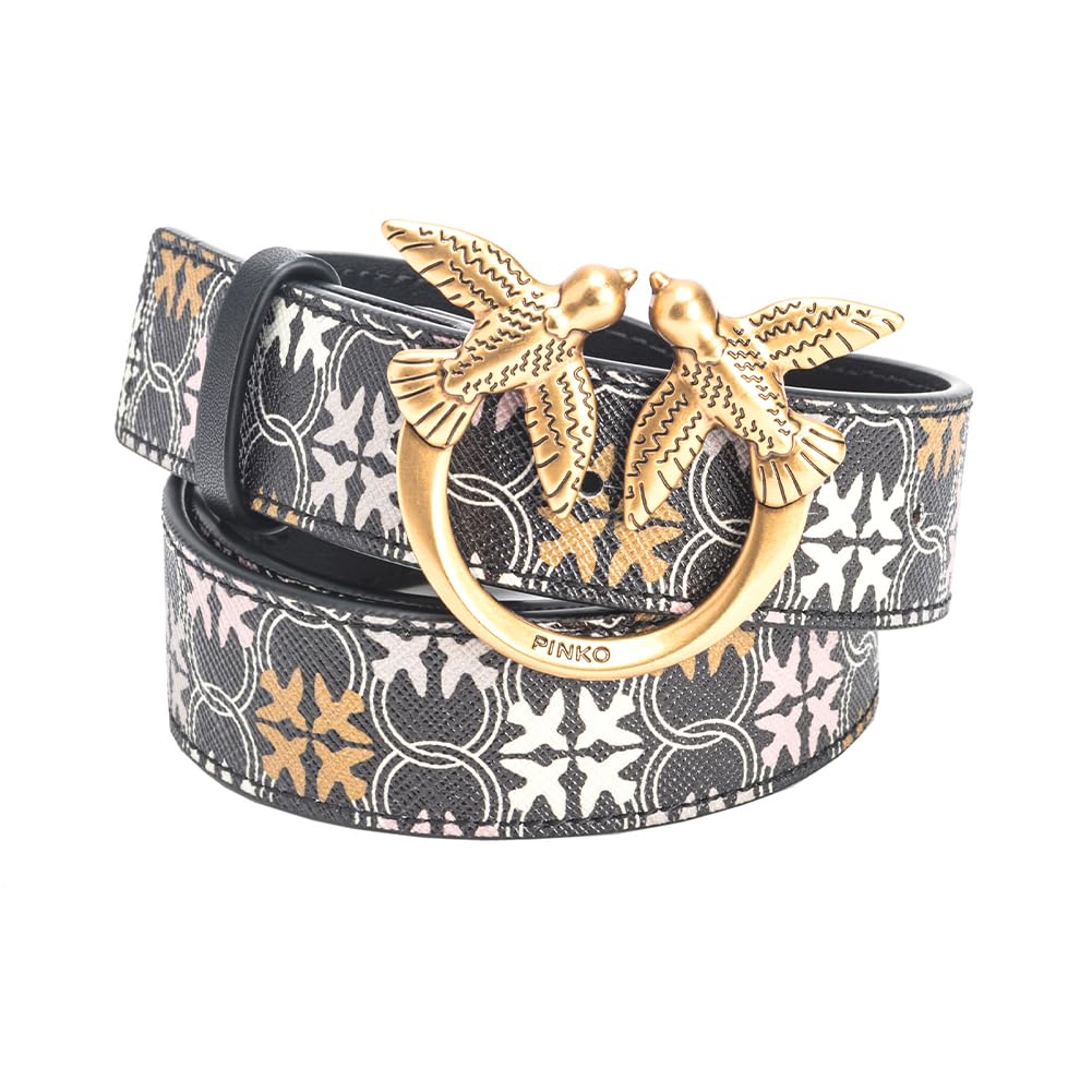 Pinko LOVE BERRY H3 BELT PVC STAMPA LOGO